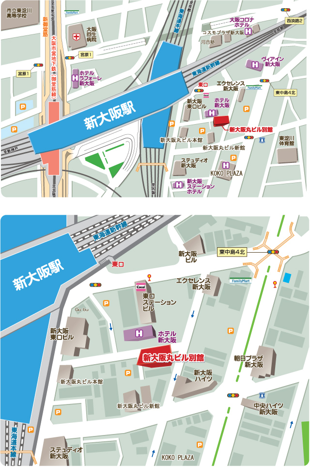 新大阪丸ビル別館地図